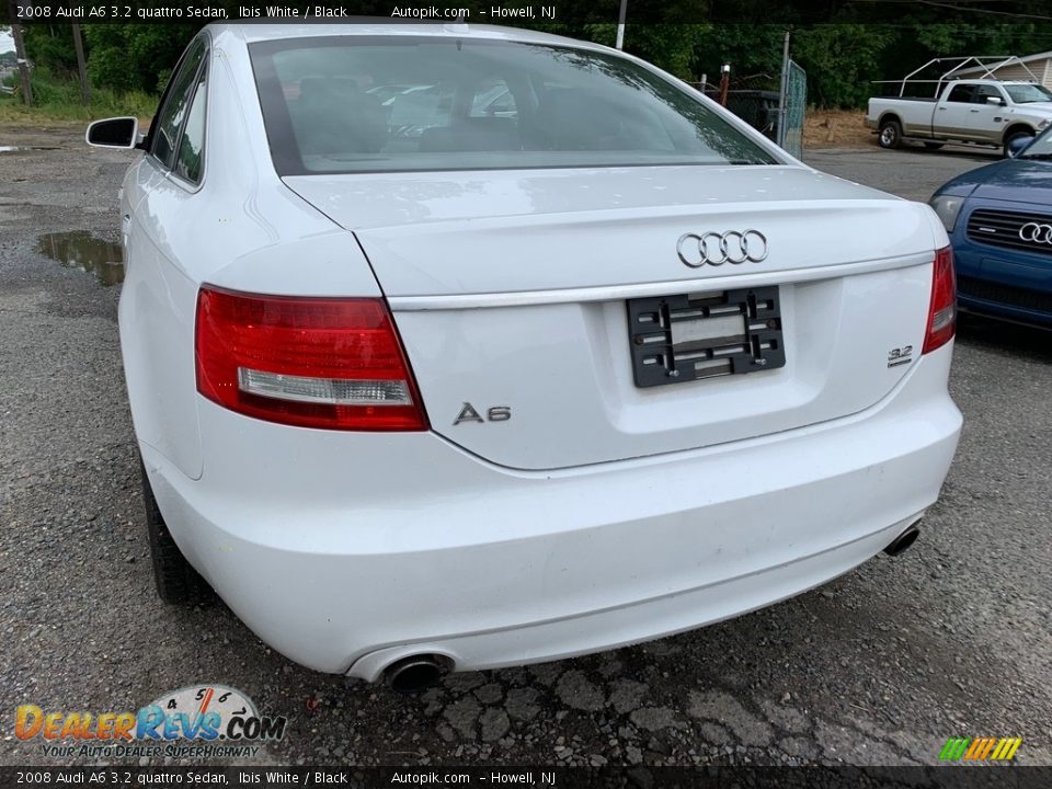 2008 Audi A6 3.2 quattro Sedan Ibis White / Black Photo #5