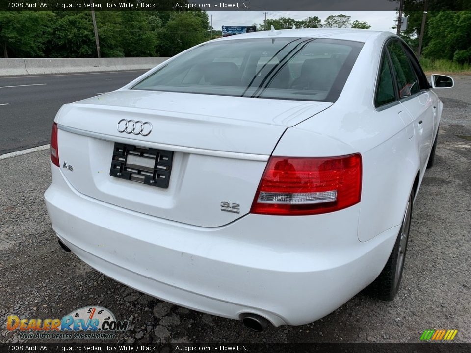 2008 Audi A6 3.2 quattro Sedan Ibis White / Black Photo #7