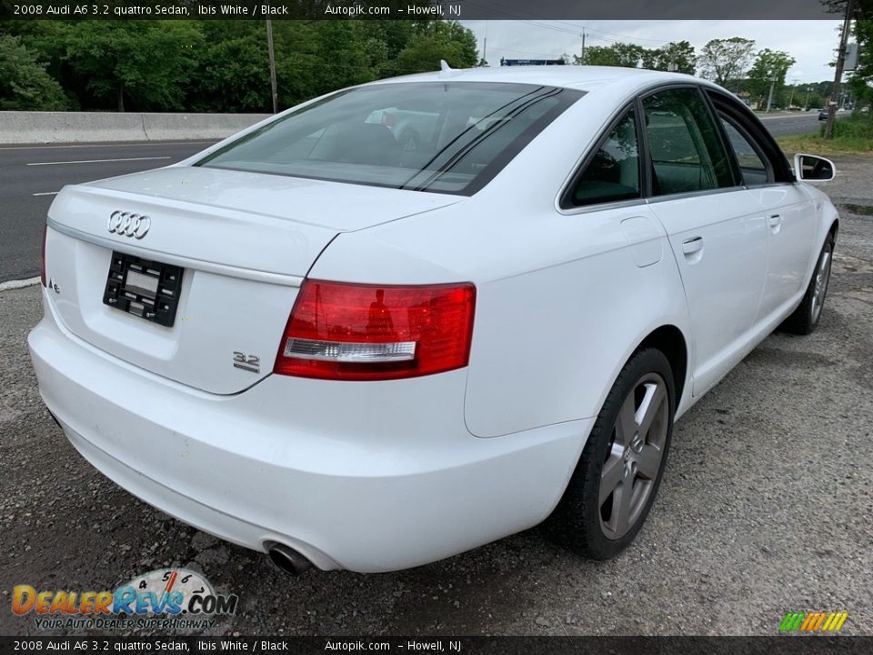 2008 Audi A6 3.2 quattro Sedan Ibis White / Black Photo #9