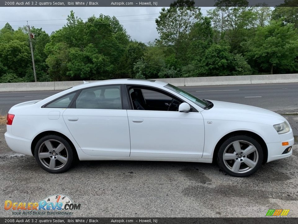 2008 Audi A6 3.2 quattro Sedan Ibis White / Black Photo #10