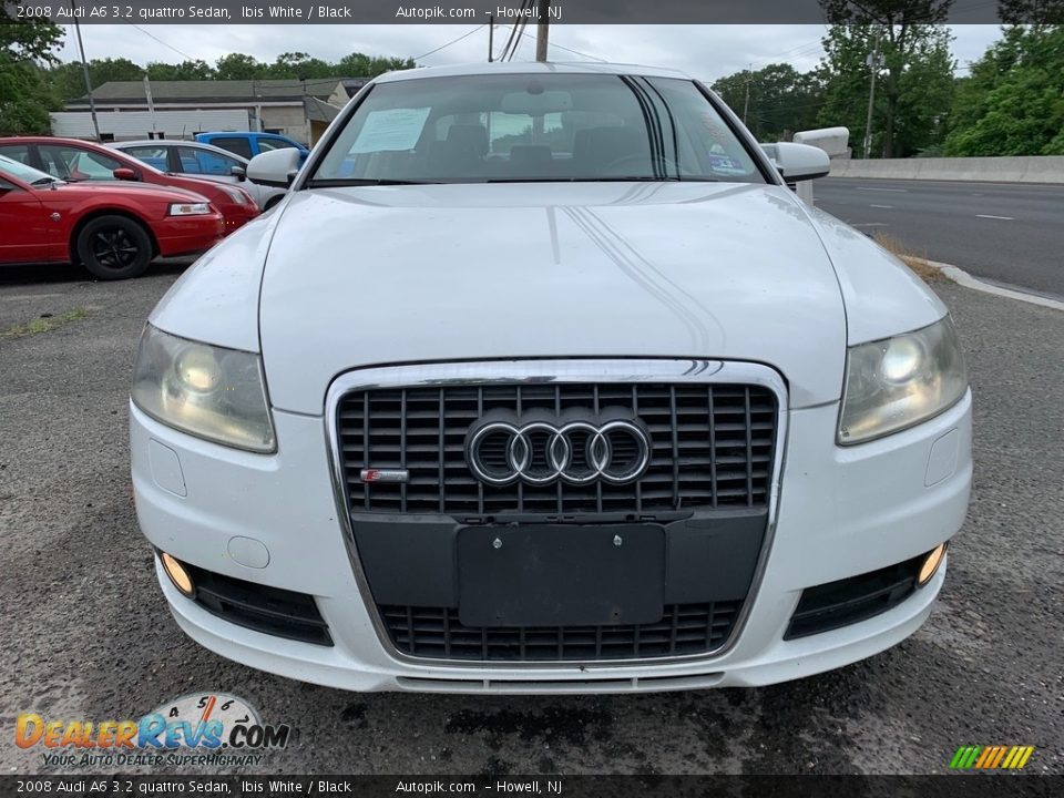 2008 Audi A6 3.2 quattro Sedan Ibis White / Black Photo #12