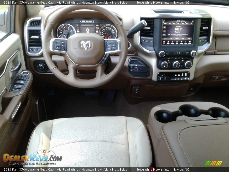 Dashboard of 2019 Ram 3500 Laramie Mega Cab 4x4 Photo #29