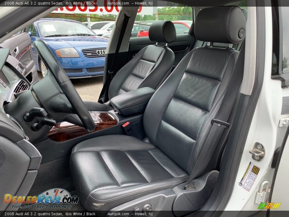 2008 Audi A6 3.2 quattro Sedan Ibis White / Black Photo #17