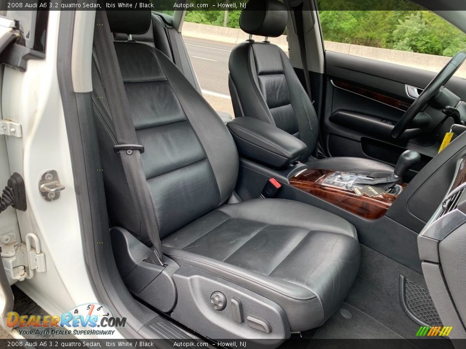 2008 Audi A6 3.2 quattro Sedan Ibis White / Black Photo #18
