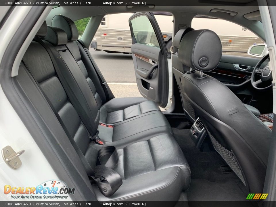 2008 Audi A6 3.2 quattro Sedan Ibis White / Black Photo #19