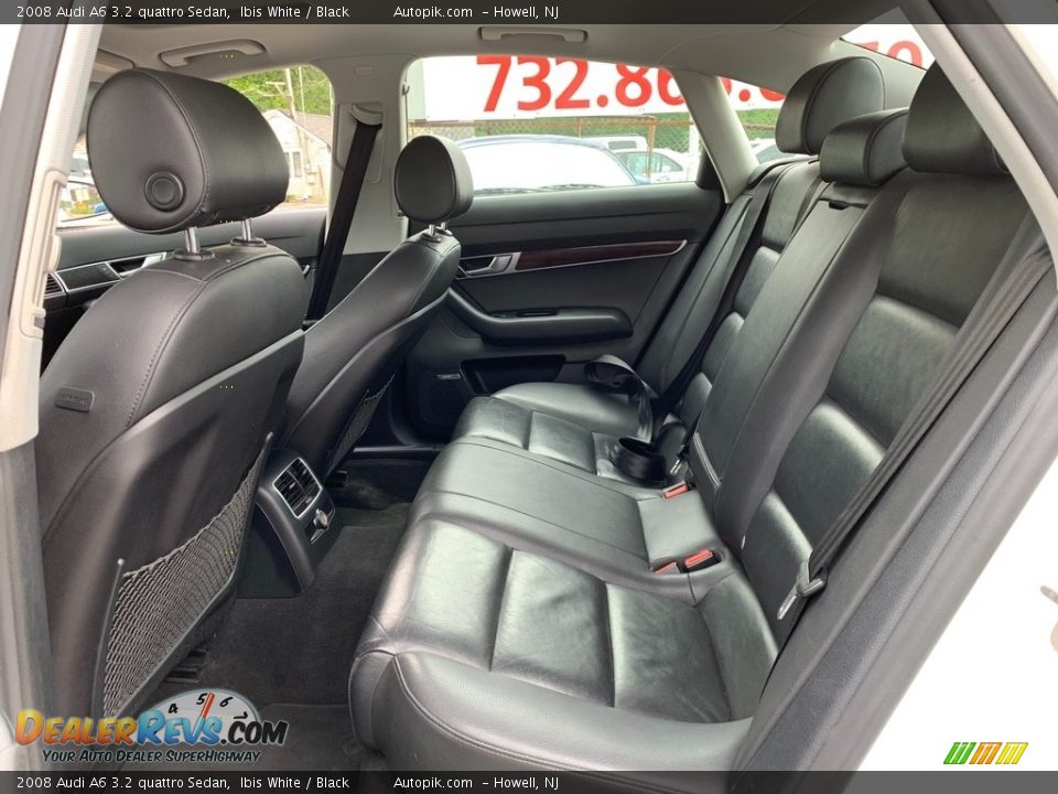 2008 Audi A6 3.2 quattro Sedan Ibis White / Black Photo #20