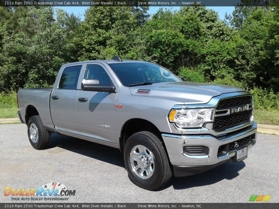 2019 Ram 2500 Tradesman Crew Cab 4x4 Billet Silver Metallic / Black Photo #4