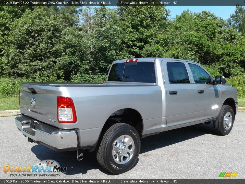 2019 Ram 2500 Tradesman Crew Cab 4x4 Billet Silver Metallic / Black Photo #6