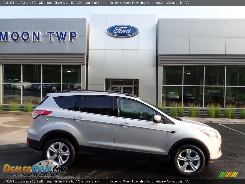 2016 Ford Escape SE 4WD Ingot Silver Metallic / Charcoal Black Photo #1