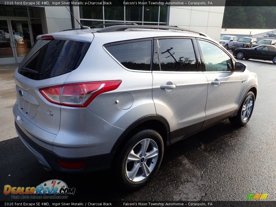 2016 Ford Escape SE 4WD Ingot Silver Metallic / Charcoal Black Photo #2