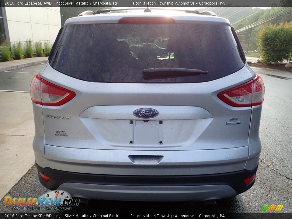 2016 Ford Escape SE 4WD Ingot Silver Metallic / Charcoal Black Photo #3