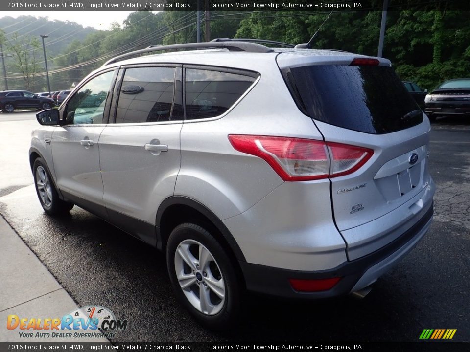 2016 Ford Escape SE 4WD Ingot Silver Metallic / Charcoal Black Photo #5