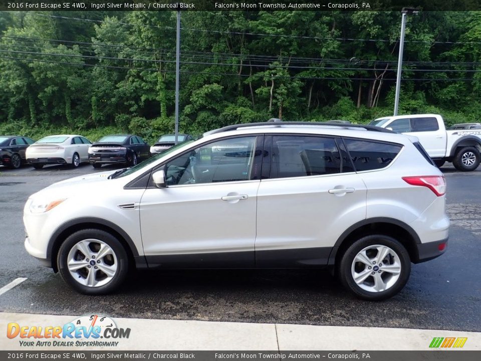 2016 Ford Escape SE 4WD Ingot Silver Metallic / Charcoal Black Photo #6