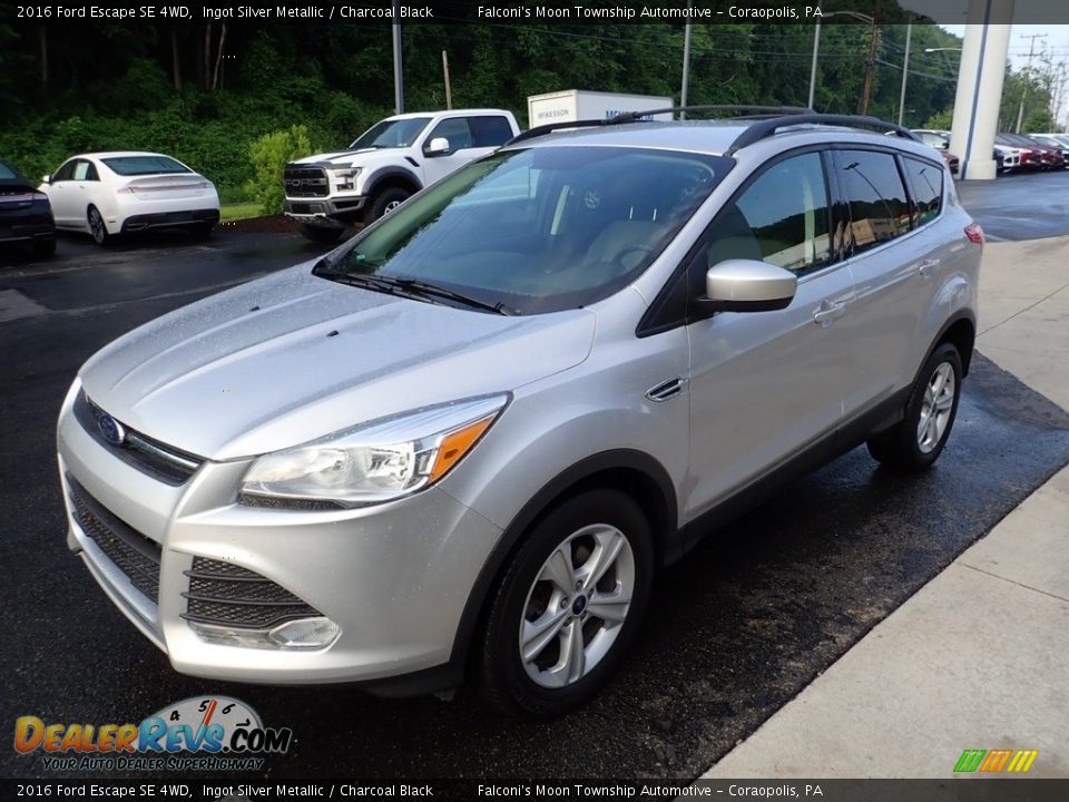 2016 Ford Escape SE 4WD Ingot Silver Metallic / Charcoal Black Photo #7
