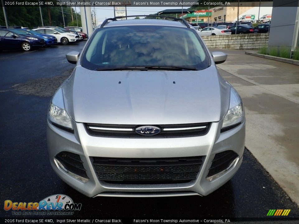 2016 Ford Escape SE 4WD Ingot Silver Metallic / Charcoal Black Photo #8