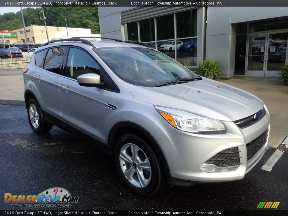 2016 Ford Escape SE 4WD Ingot Silver Metallic / Charcoal Black Photo #9