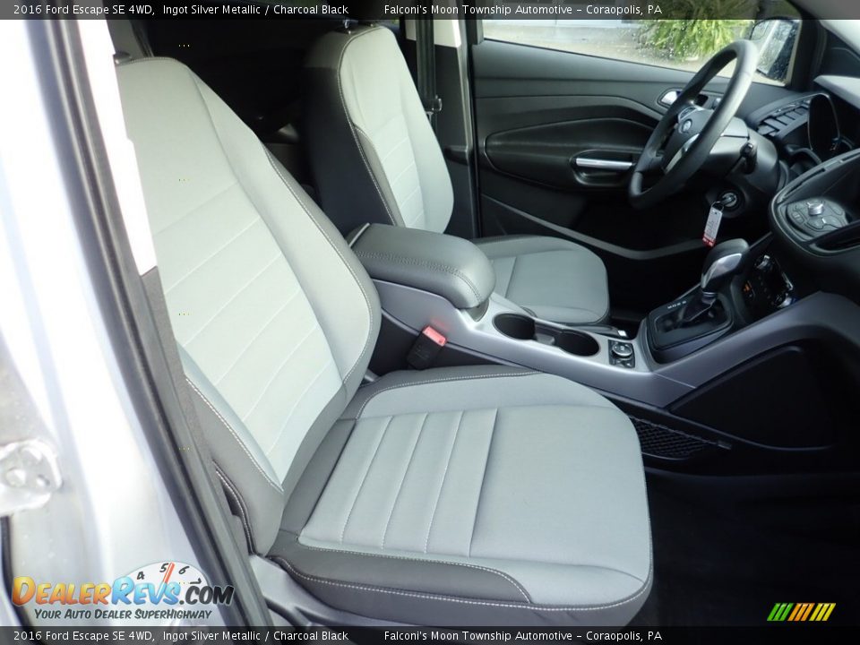 2016 Ford Escape SE 4WD Ingot Silver Metallic / Charcoal Black Photo #11