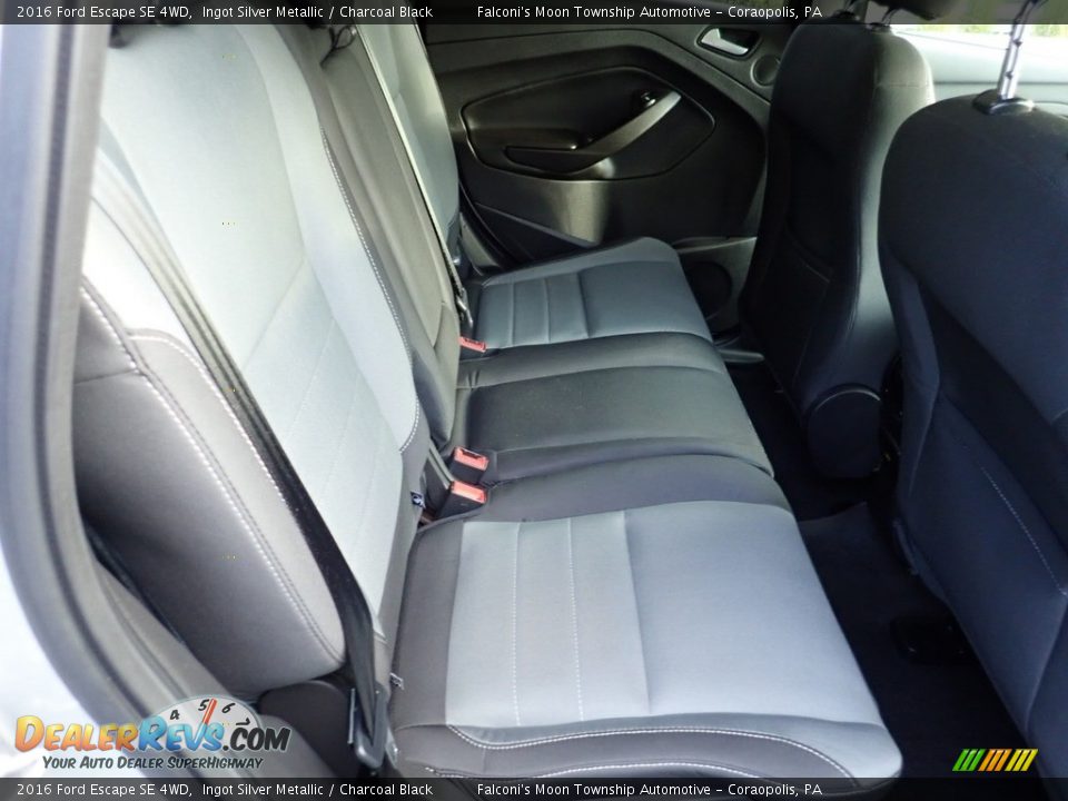 2016 Ford Escape SE 4WD Ingot Silver Metallic / Charcoal Black Photo #14