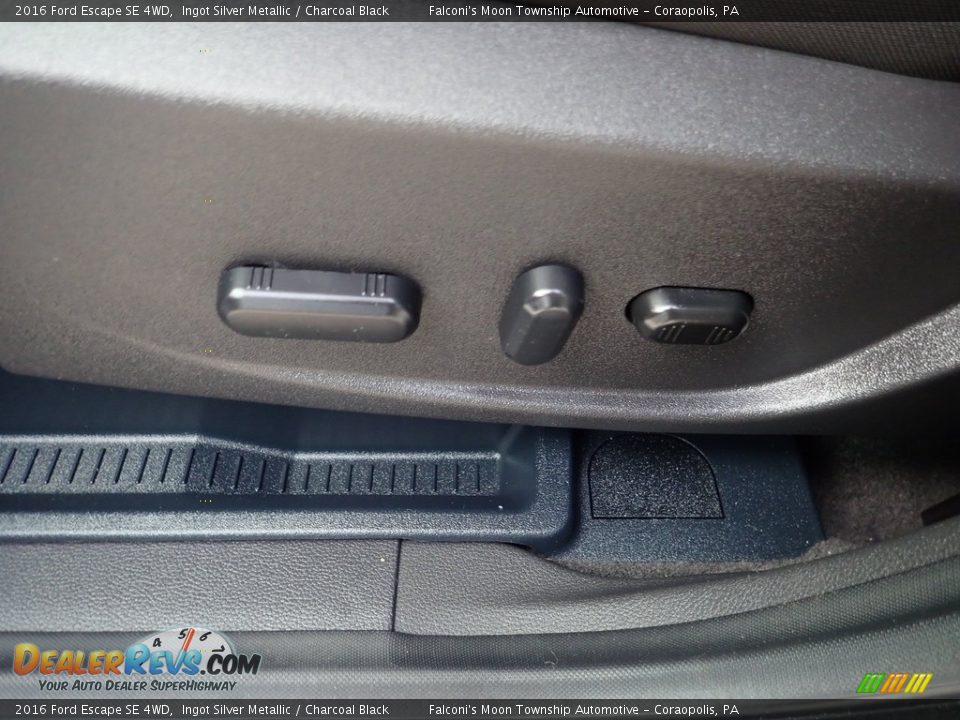 2016 Ford Escape SE 4WD Ingot Silver Metallic / Charcoal Black Photo #19