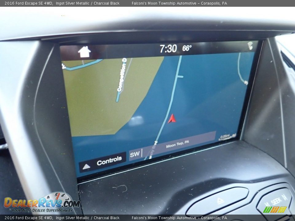 2016 Ford Escape SE 4WD Ingot Silver Metallic / Charcoal Black Photo #21