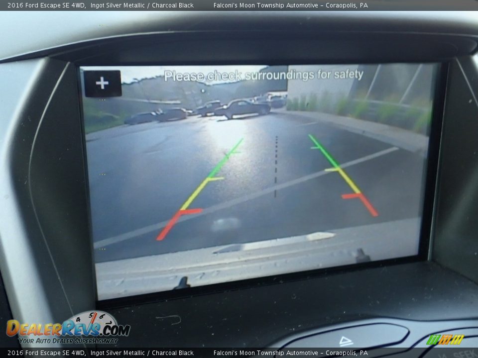 2016 Ford Escape SE 4WD Ingot Silver Metallic / Charcoal Black Photo #25