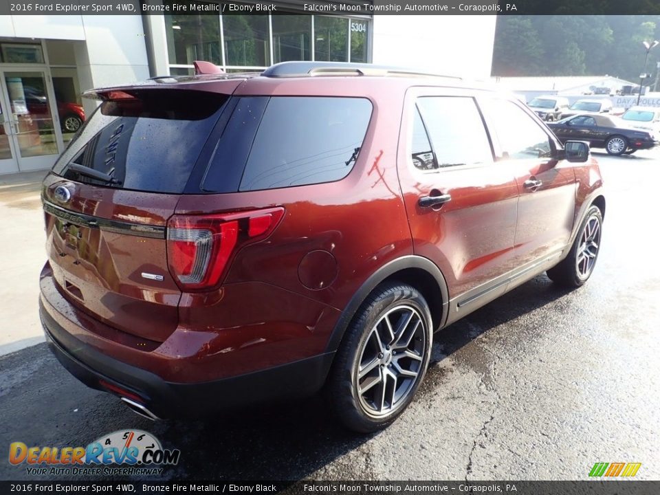 2016 Ford Explorer Sport 4WD Bronze Fire Metallic / Ebony Black Photo #2