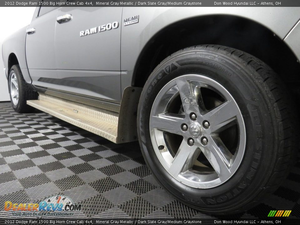 2012 Dodge Ram 1500 Big Horn Crew Cab 4x4 Mineral Gray Metallic / Dark Slate Gray/Medium Graystone Photo #3