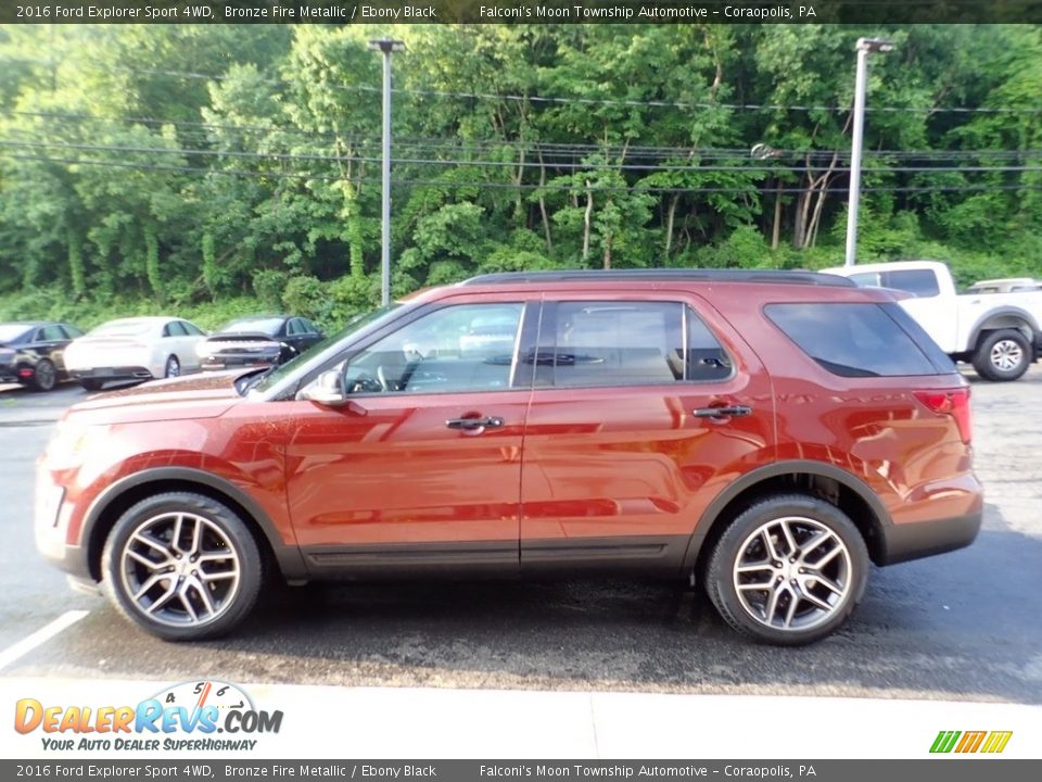 2016 Ford Explorer Sport 4WD Bronze Fire Metallic / Ebony Black Photo #6