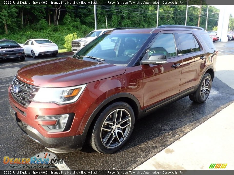 2016 Ford Explorer Sport 4WD Bronze Fire Metallic / Ebony Black Photo #7