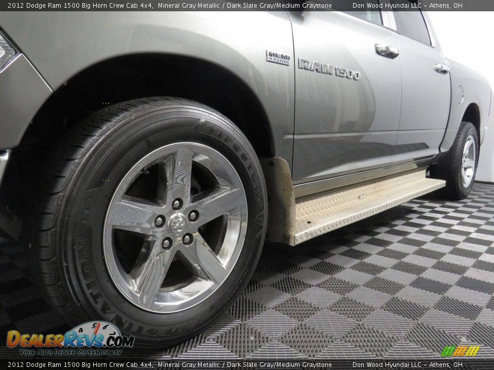 2012 Dodge Ram 1500 Big Horn Crew Cab 4x4 Mineral Gray Metallic / Dark Slate Gray/Medium Graystone Photo #8