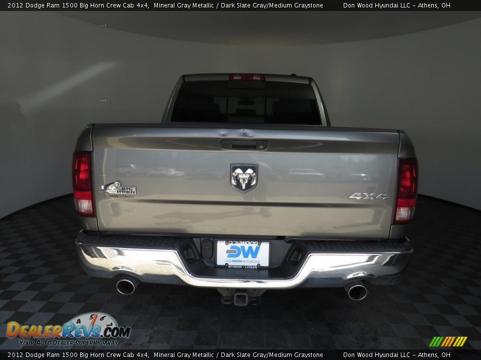 2012 Dodge Ram 1500 Big Horn Crew Cab 4x4 Mineral Gray Metallic / Dark Slate Gray/Medium Graystone Photo #11