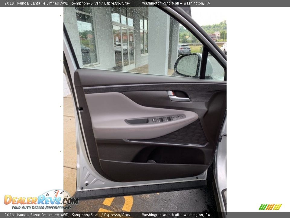 2019 Hyundai Santa Fe Limited AWD Symphony Silver / Espresso/Gray Photo #11