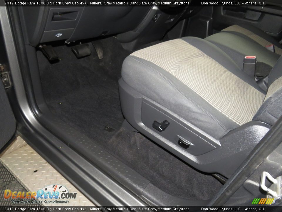 2012 Dodge Ram 1500 Big Horn Crew Cab 4x4 Mineral Gray Metallic / Dark Slate Gray/Medium Graystone Photo #20