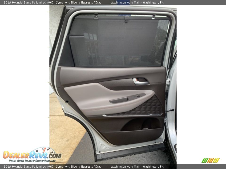 2019 Hyundai Santa Fe Limited AWD Symphony Silver / Espresso/Gray Photo #17
