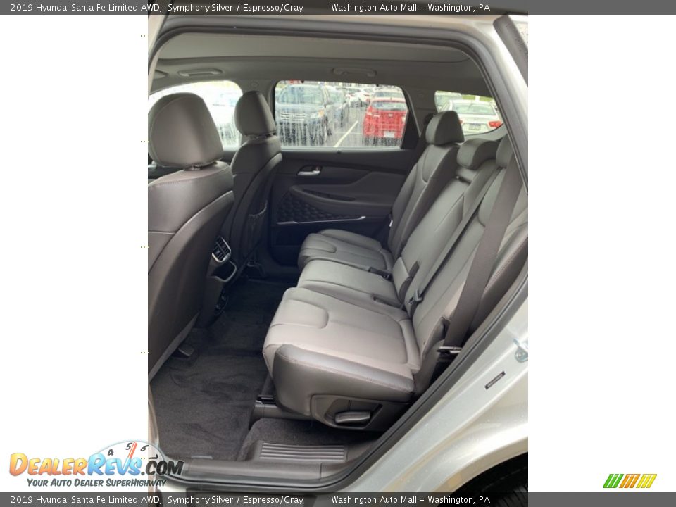 2019 Hyundai Santa Fe Limited AWD Symphony Silver / Espresso/Gray Photo #20