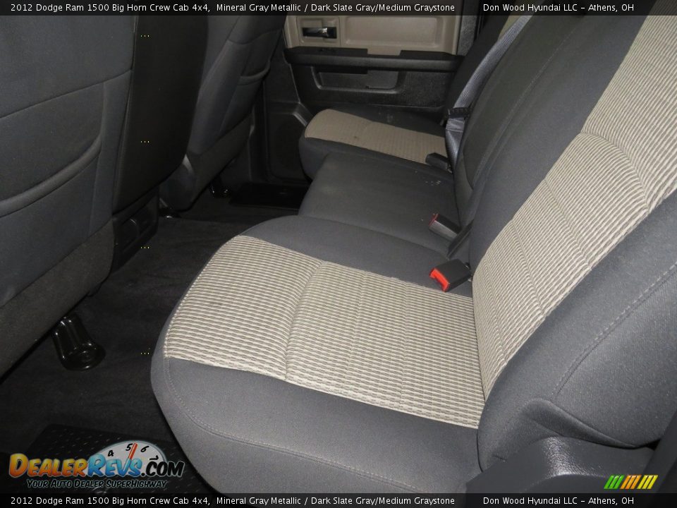 2012 Dodge Ram 1500 Big Horn Crew Cab 4x4 Mineral Gray Metallic / Dark Slate Gray/Medium Graystone Photo #24