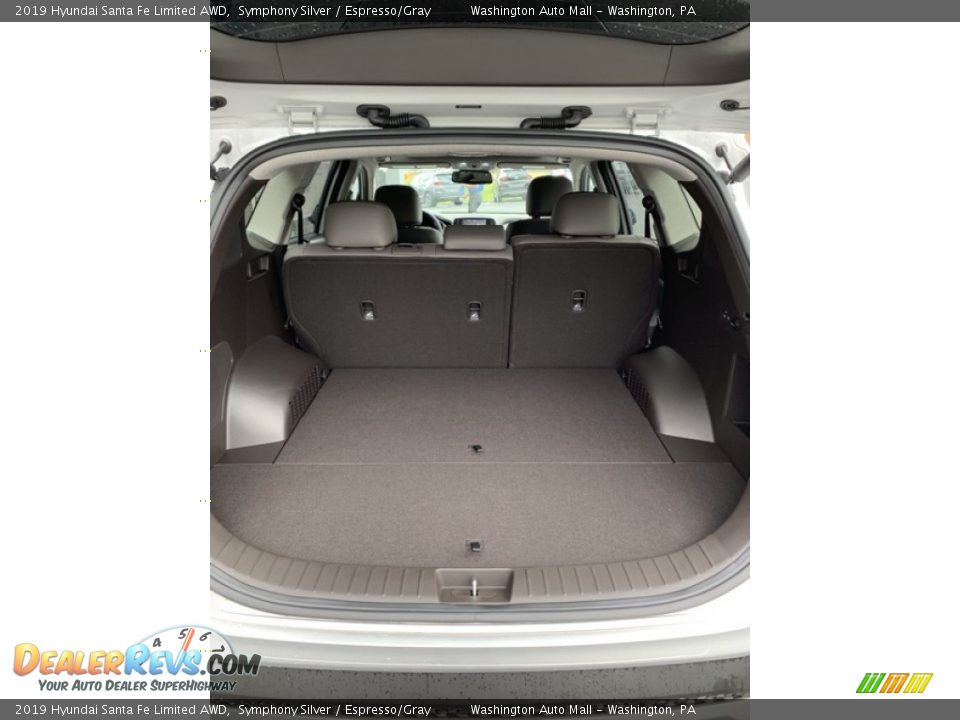 2019 Hyundai Santa Fe Limited AWD Symphony Silver / Espresso/Gray Photo #22