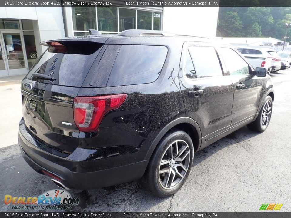 2016 Ford Explorer Sport 4WD Shadow Black / Ebony Black Photo #2
