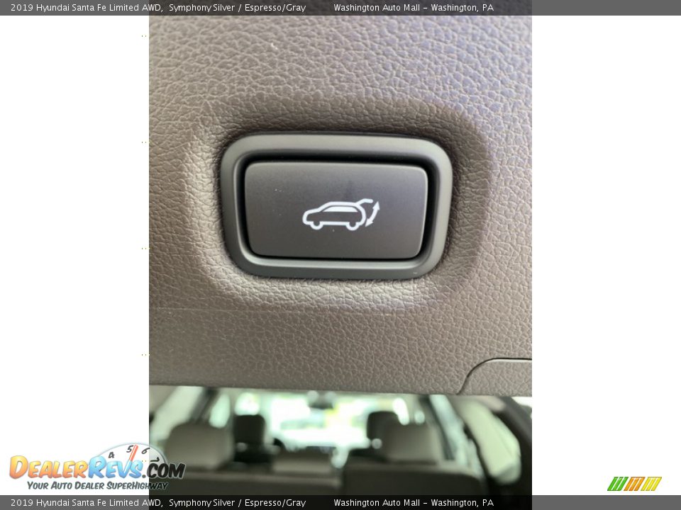 2019 Hyundai Santa Fe Limited AWD Symphony Silver / Espresso/Gray Photo #23