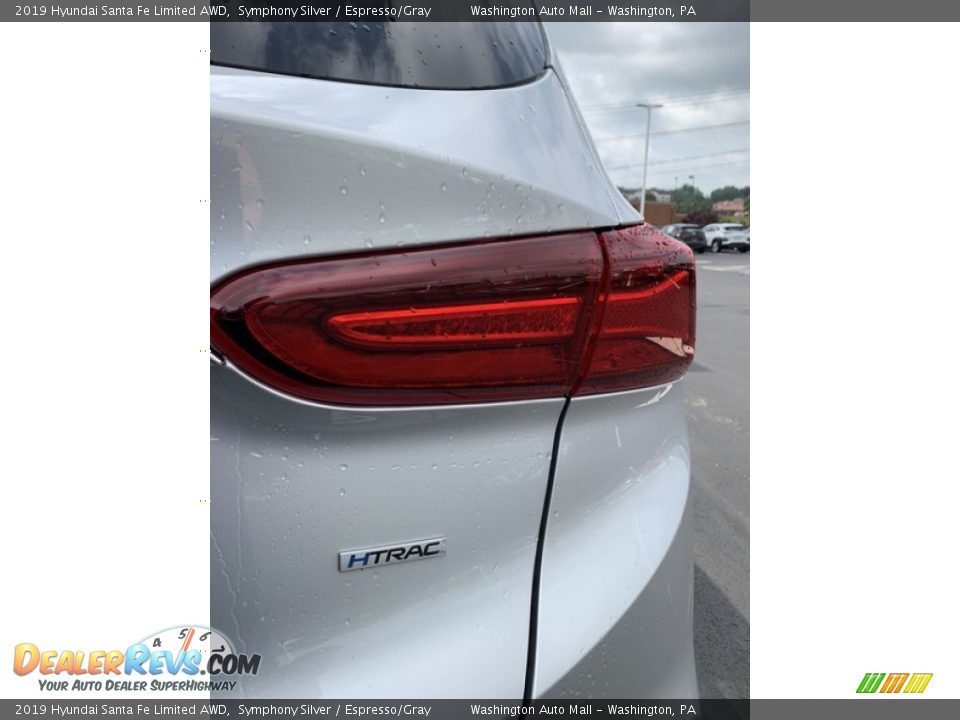 2019 Hyundai Santa Fe Limited AWD Symphony Silver / Espresso/Gray Photo #24