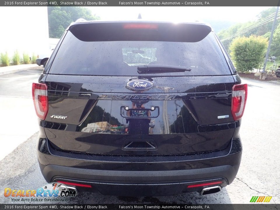 2016 Ford Explorer Sport 4WD Shadow Black / Ebony Black Photo #3