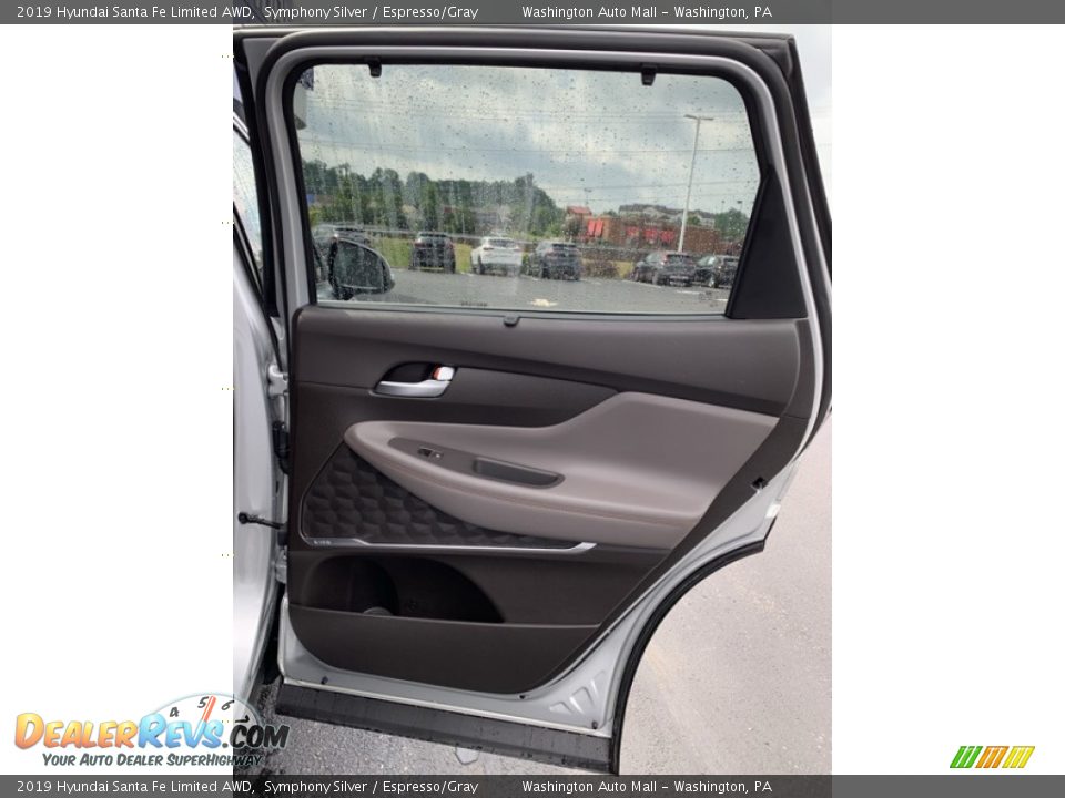 2019 Hyundai Santa Fe Limited AWD Symphony Silver / Espresso/Gray Photo #25