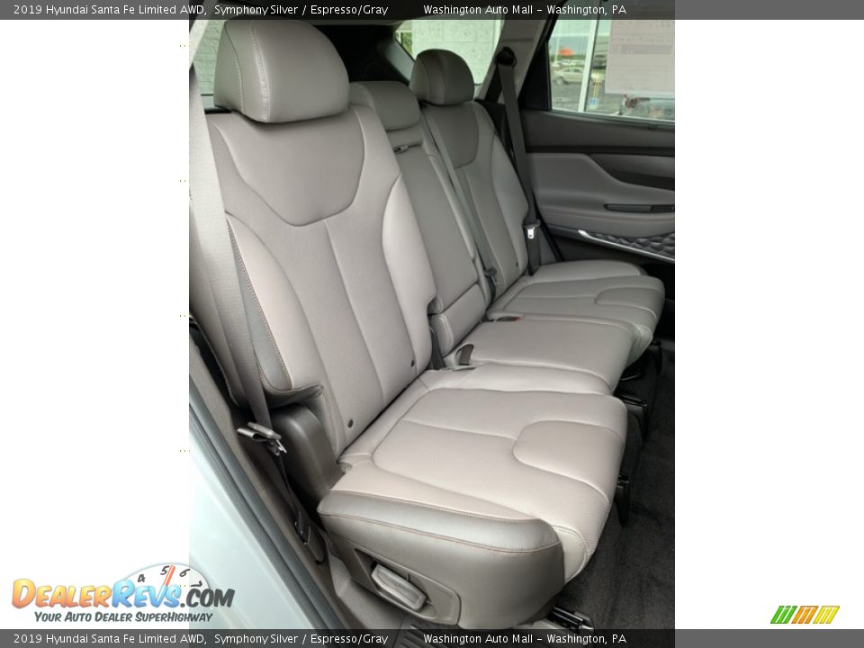 2019 Hyundai Santa Fe Limited AWD Symphony Silver / Espresso/Gray Photo #26