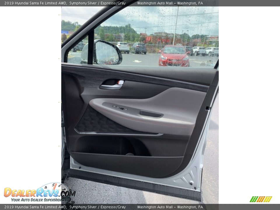2019 Hyundai Santa Fe Limited AWD Symphony Silver / Espresso/Gray Photo #28