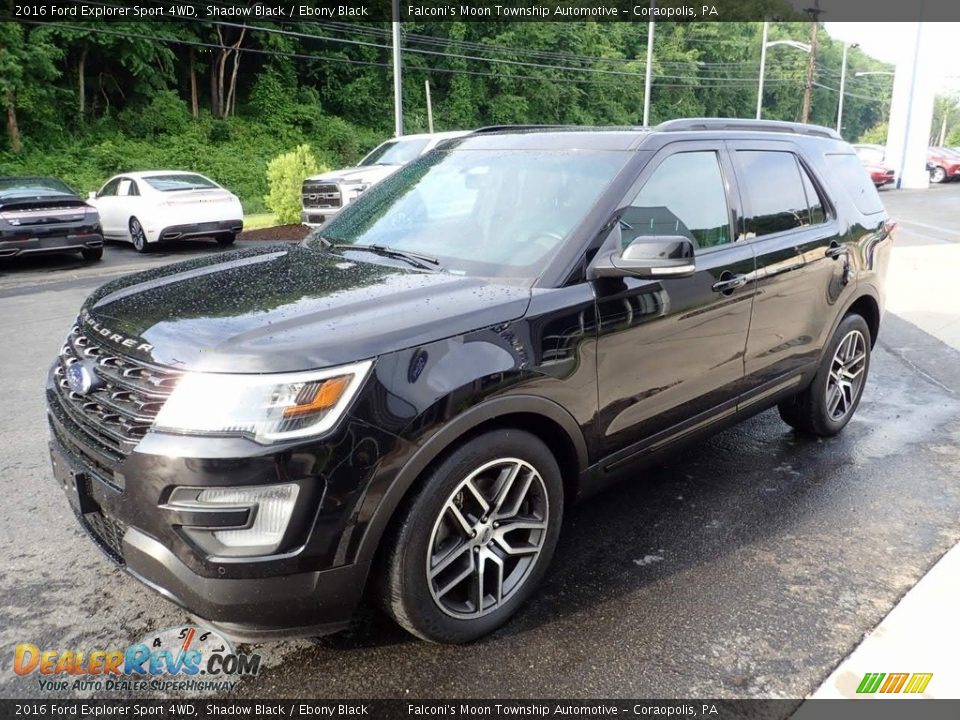 2016 Ford Explorer Sport 4WD Shadow Black / Ebony Black Photo #7