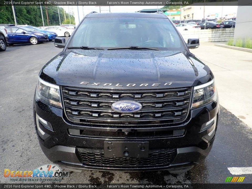 2016 Ford Explorer Sport 4WD Shadow Black / Ebony Black Photo #8