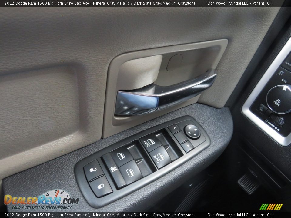 2012 Dodge Ram 1500 Big Horn Crew Cab 4x4 Mineral Gray Metallic / Dark Slate Gray/Medium Graystone Photo #32