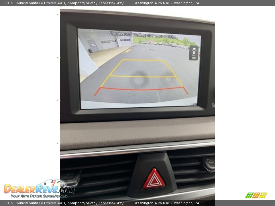 2019 Hyundai Santa Fe Limited AWD Symphony Silver / Espresso/Gray Photo #35