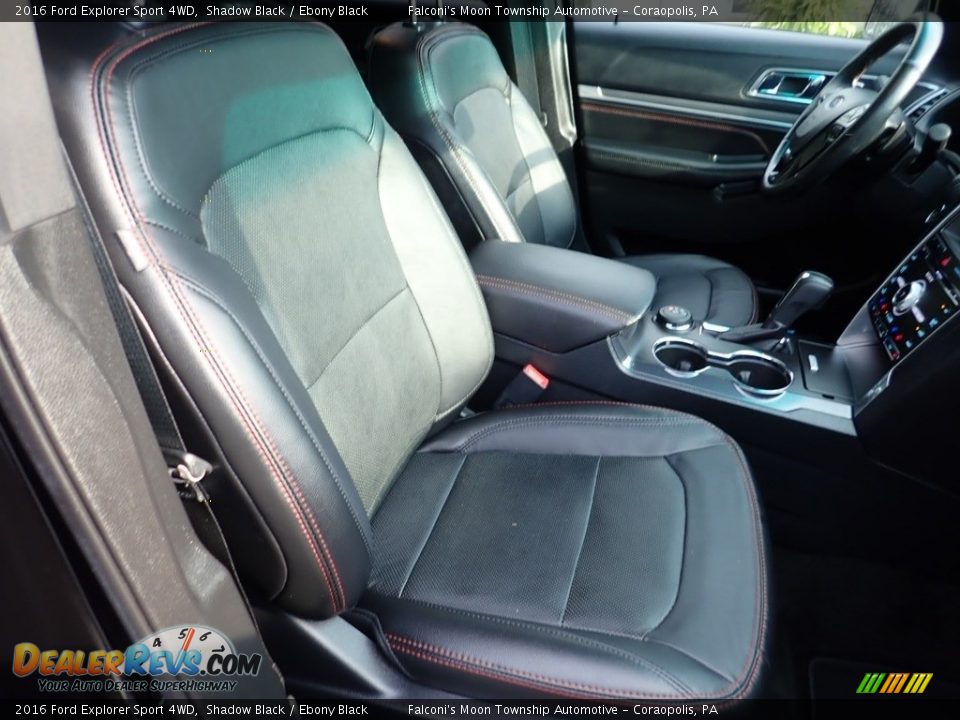 2016 Ford Explorer Sport 4WD Shadow Black / Ebony Black Photo #11