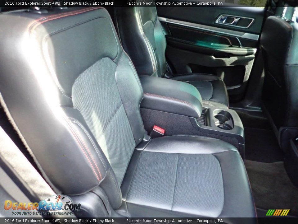 2016 Ford Explorer Sport 4WD Shadow Black / Ebony Black Photo #13